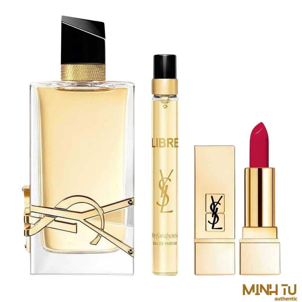 Gift Set 3Pcs Yves Saint Laurent YSL Libre EDP 90ml